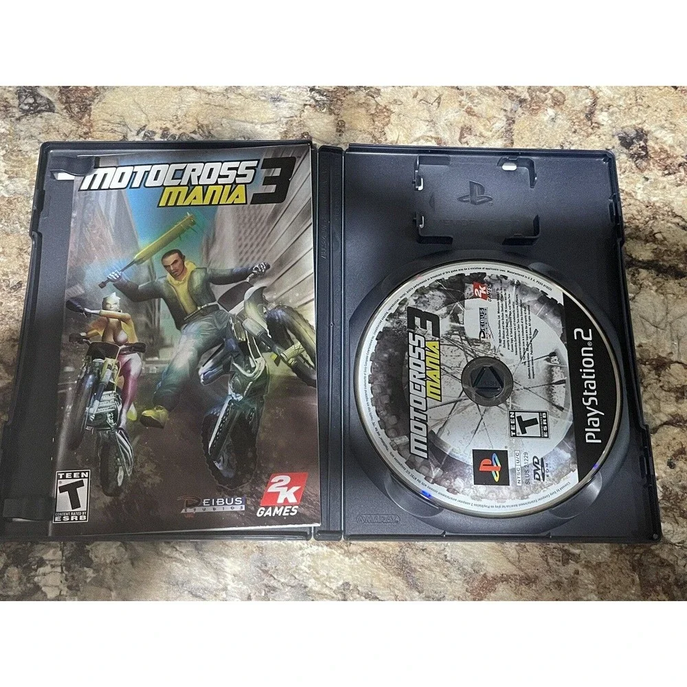 Motocross Mania‎ 3 (Sony PlayStation 2, PS2) Complete w/ Manual Very Nice